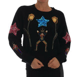 Dolce & Gabbana Fairy Tale Crystal Black Cashmere Sweater -   -  Dolce & Gabbana.